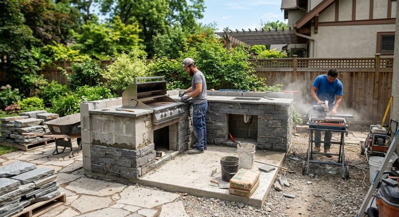 Outdoor Kitchen Installation in Marin County, CA