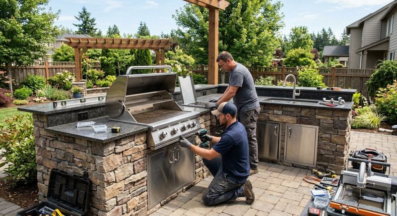 Outdoor Kitchen Installation in Las Vegas, NV