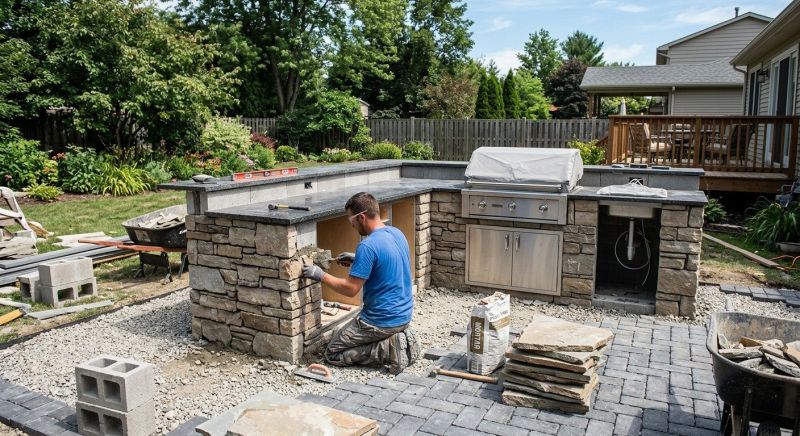 Outdoor Kitchen Remodeling in Roswell, GA