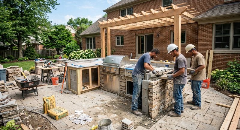 Outdoor Kitchen Renovation in Marin County, CA