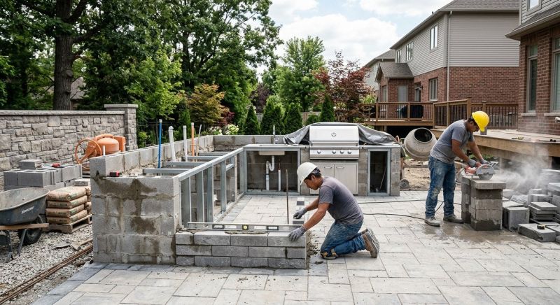 Outdoor Kitchen Installation in Naples, FL